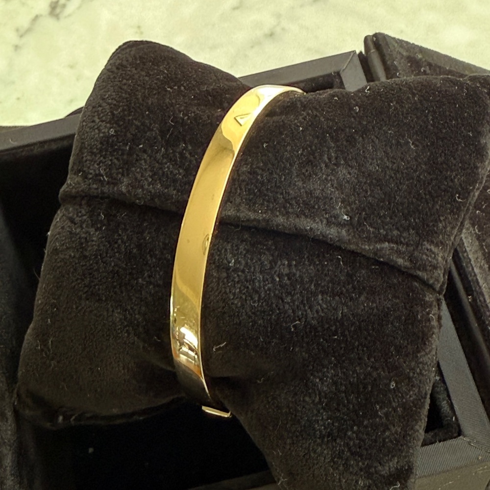 Ring Concierge Stackable Gold Bangle - Gold 6mm - image 3